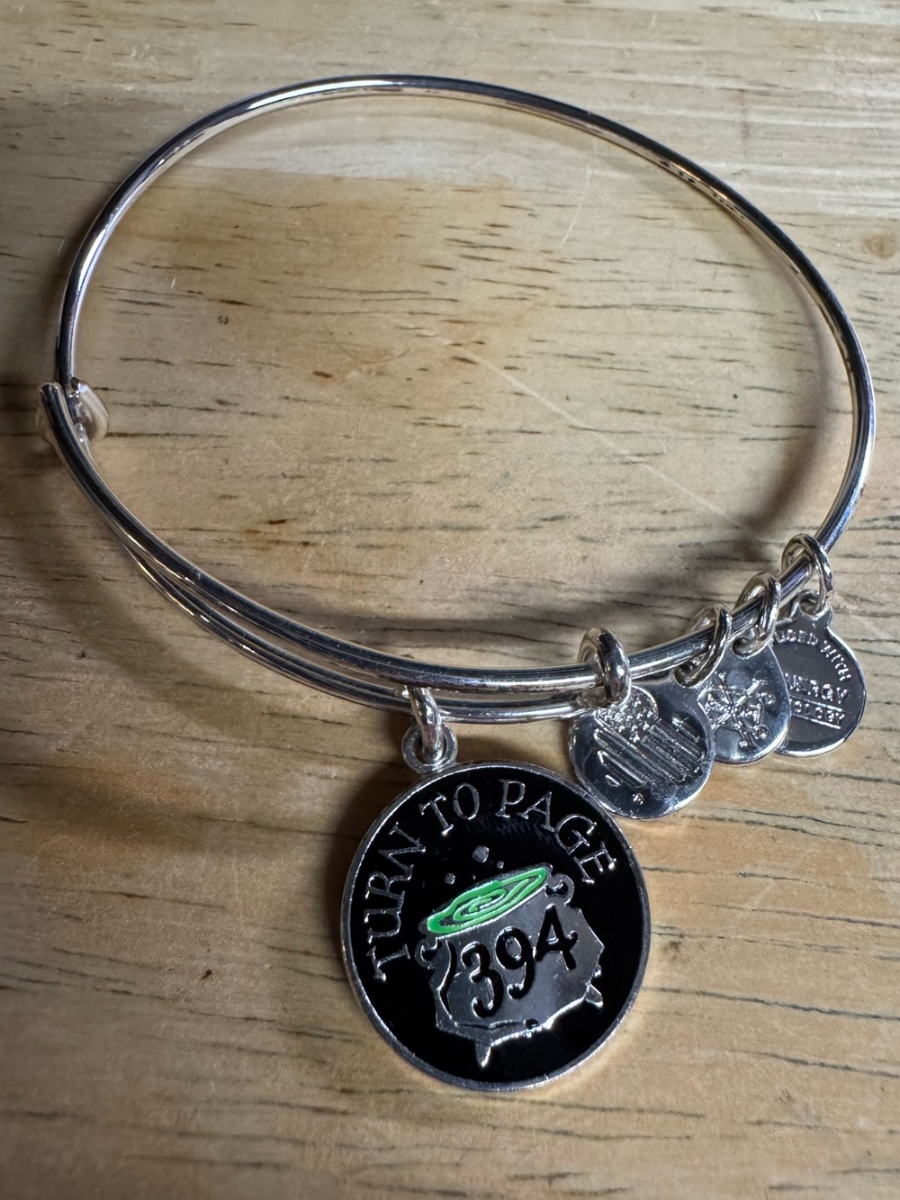 Alex and Ani Harry Potter Bracelet Turn To Page 394